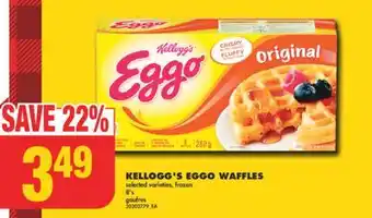 No Frills Kellogg's eggo waffles, 8's offer