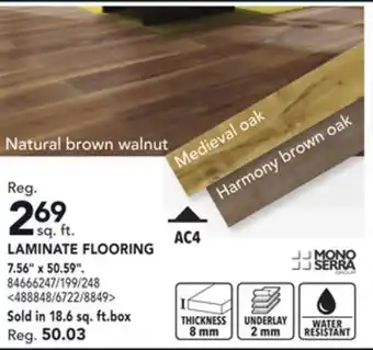 Lowe's Mono serra laminate flooring offer