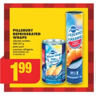 No Frills Pillsbury refrigerated wraps, 200-227 g offer
