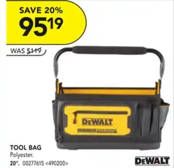 Lowe's Dewalt tool bag 20 offer