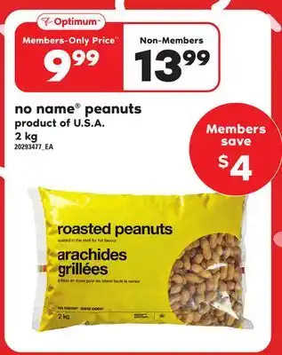 Independent Grocer No name peanuts, 2 kg offer
