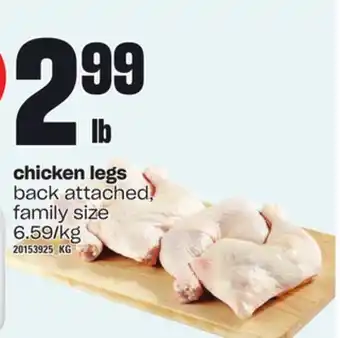 Independent Grocer Chicken legs offer