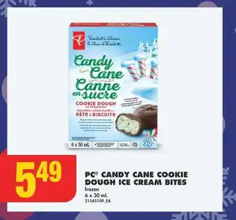 No Frills Pc candy cane cookie dough ice cream bites, 6 x 30 ml offer