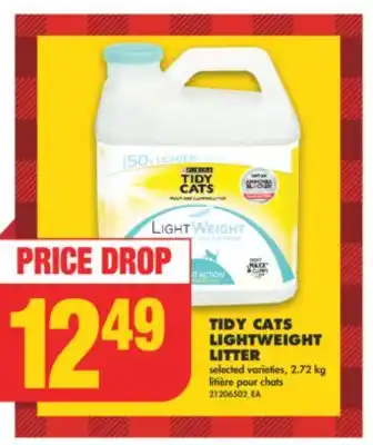 No Frills Tidy cats lightweight litter, 2.72 kg offer