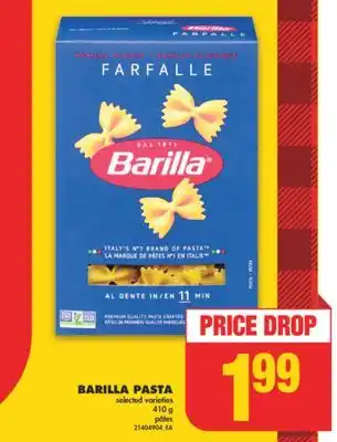 No Frills Barilla pasta, 410 g offer