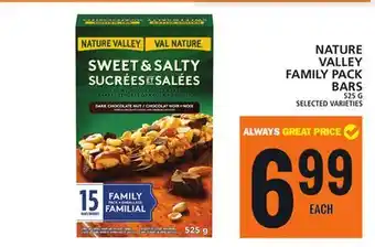 Food Basics Nature valley family pack bars offer