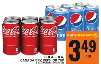 Food Basics Coca-cola, canada dry, pepsi or 7up offer