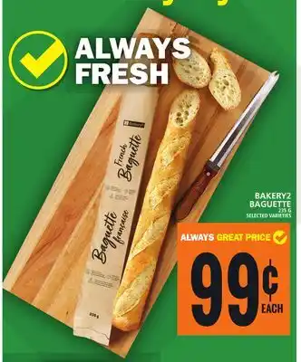 Food Basics Bakery2 baguette offer