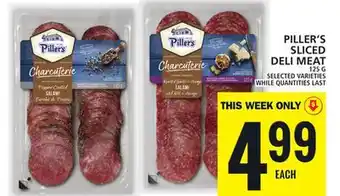 Food Basics Piller's sliced deli meat offer