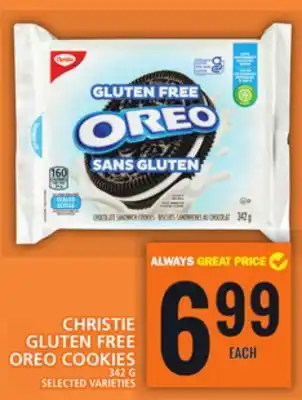 Food Basics Christie gluten free oreo cookies offer