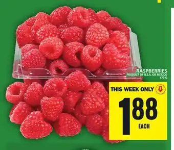 Food Basics Raspberries offer