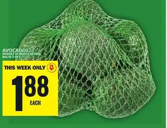 Food Basics Avocados offer