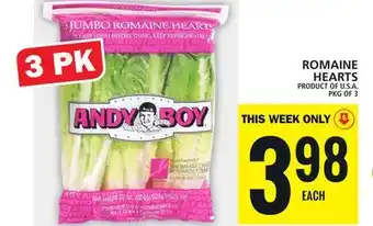 Food Basics Romaine hearts offer