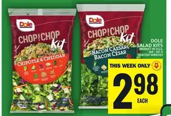 Food Basics Dole salad kits offer