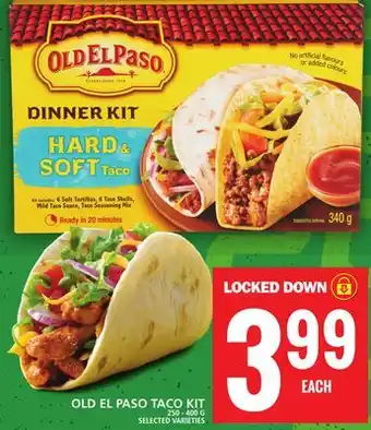 Food Basics Old el paso taco kit offer