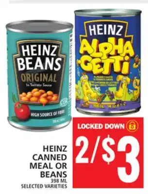 Food Basics Heinz canned meal or beans offer