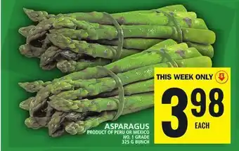Food Basics Asparagus offer