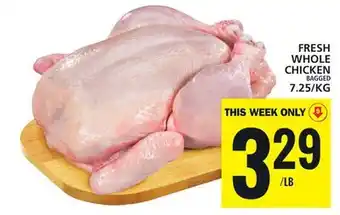 Food Basics Fresh whole chicken bagged offer