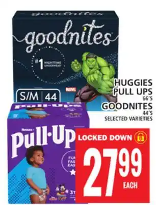 Food Basics Huggies pull ups or goodnites offer