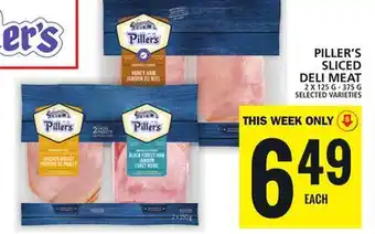 Food Basics Piller's sliced deli meat offer