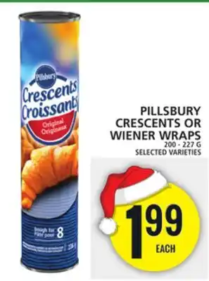 Food Basics Pillsbury crescents or wiener wraps offer