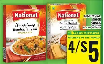 Food Basics National spice mixes offer