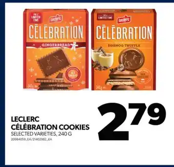 Real Canadian Superstore Leclerc célébration cookies, 240 g offer