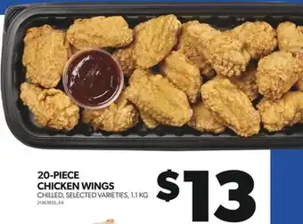 Real Canadian Superstore 20-piece chicken wings, 1.1 kg offer