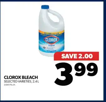 Real Canadian Superstore Clorox bleach, 2.4 l offer