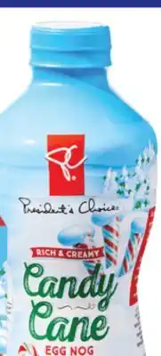 Real Canadian Superstore Pc candy cane egg nog< 1 l offer