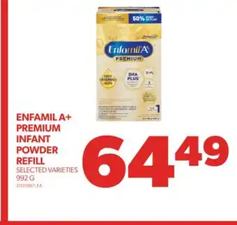 Real Canadian Superstore Enfamil a+ premium infant powder refill, 992 g offer