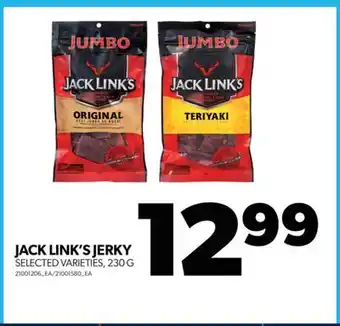 Real Canadian Superstore Jack link's jerky, 230 g offer