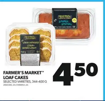 Real Canadian Superstore Farmer's market loaf cakes, 344-400 g offer