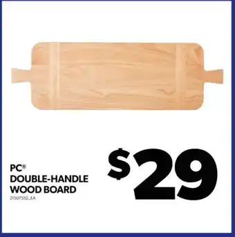 Real Canadian Superstore Pc double-handle wood board offer