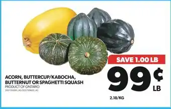 Real Canadian Superstore Acorn, buttercup/kabocha, butternut or spaghetti squash offer