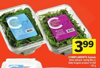 Foodland Compliments salads offer