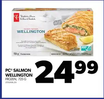 Real Canadian Superstore Pc salmon wellington, 725 g offer