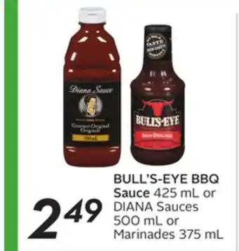 Sobeys Bull's-eye bbq sauce offer
