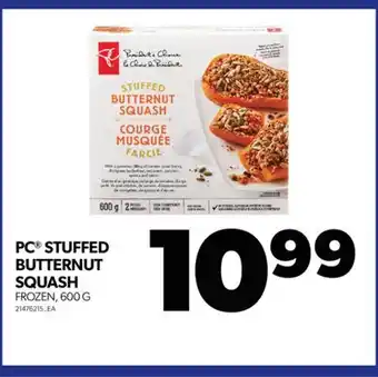 Real Canadian Superstore Pc stuffed butternut squash, 600 g offer