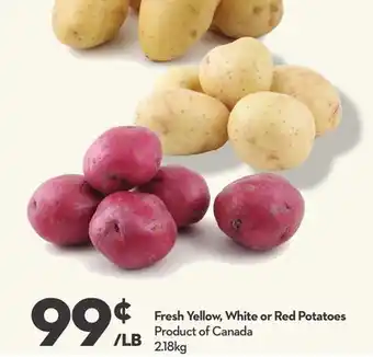 Longo's Fresh yellow, white or red potatoes offer