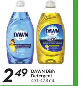 Sobeys Dish detergent offer