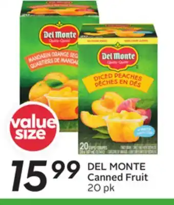 Sobeys Canned fruit offer