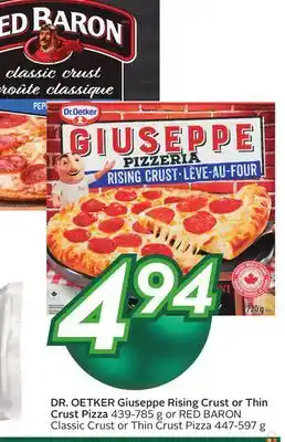 Sobeys Dr. oetker giuseppe rising crust or thin crust pizza offer