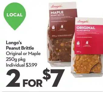 Longo's Longo's peanut brittle offer