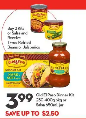 Longo's Old el paso dinner kit offer