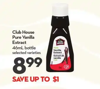 Longo's Club house pure vanilla extract offer