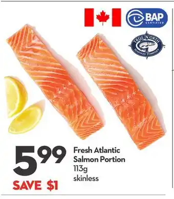 Longo's Fresh atlantic salmon portion offer