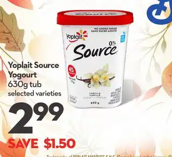 Longo's Yoplait source yogourt offer