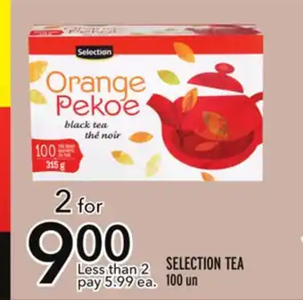 Metro Selection tea offer