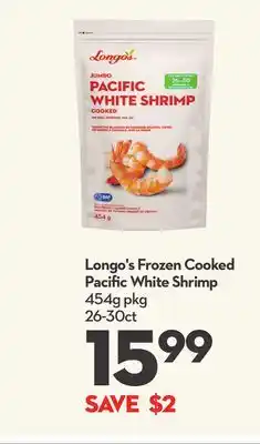Longo's Longo's frozen cooked pacific white shrimp offer